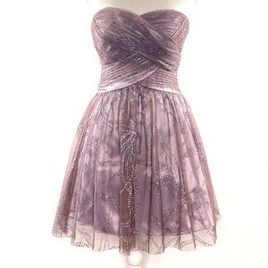Hailey Logan Pink Lilac Cocktail Dress, size 5/6